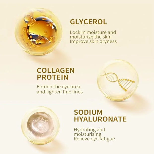 20 Pairs Under Eye Patches, Collagen Crystal Eye Mask for Dark Circles and Puffiness - Anti Aging Under Eye Mask. - Produc...