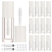 12pcs 2.5ml Empty Lip Gloss Tubes with Wand Cute Lip Gloss Containers Refillable Cosmetic Lip Balm Tubes Lip Gloss Supplie...