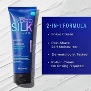 Schick Hydro Silk Shave Cream & 24-Hour Moisturizer | Pubic Hair Shave Cream for Women and Bikini Area Moisturizer, Shavin...