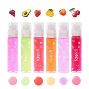 6PCS Roll On Lip Gloss Set, Fruity Flavors Moisturizing Lip Oil,Kids Lip care,Transparent Plumping Lip Gloss,Kid Friendly,...