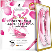SWISSÖKOLAB Under Eye Patches For Puffy Eyes 24k Gold Eye Mask Dark Circles And Puffiness Collagen Eye Gel Pads Moisturizi...