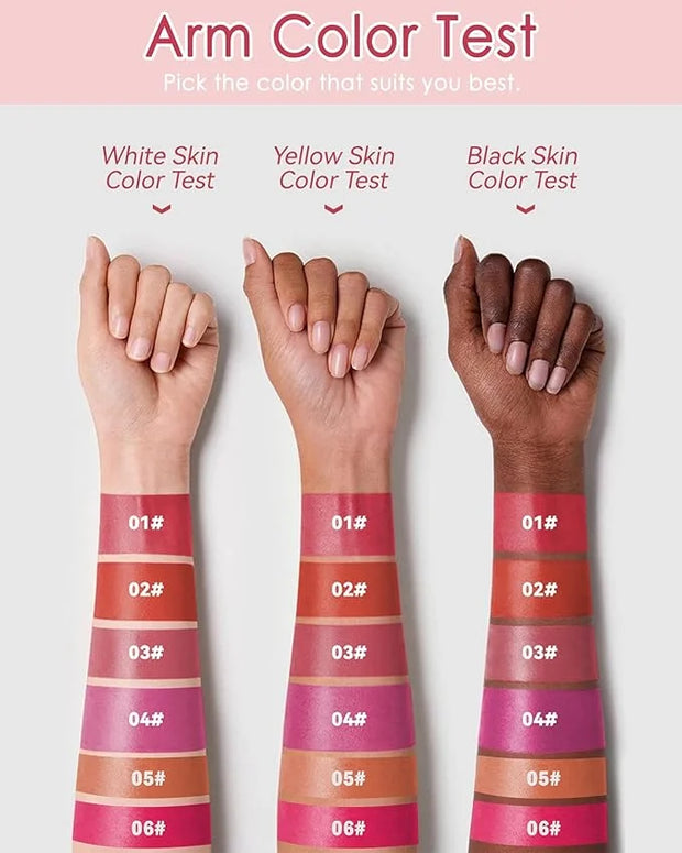 Lip Stain Marker Pen, Nude Brown Lip Liner Longlasting