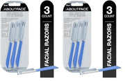 About Face Pro-Premium Facial Razors - 3 Beauty Groomers for Hair Removal, Ideal for Shaving, Exfoliating, Dermaplaning an...