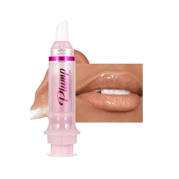 Lip Plumping Lip Gloss, High-Shine & Volumizing Lip Plumping Lip Glass Mirror Lip Glaze Lip Makeup, Long-lasting moisturiz...