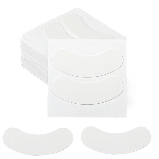 100 Pcs Natural Anti-sensitive Foam Eye Patches Under Eye Pads Eyelash Extensions Supplies Kit Beauty Tools No Tape Needed...