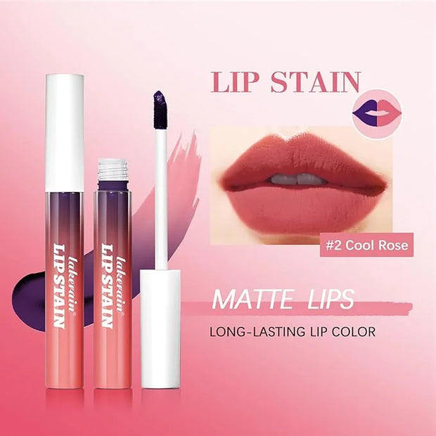 Peel-Off Lip Tint Set - Tattoo Lip Stain Kit, Long-Lasting Matte Finish, Moisturizing Peel-Off Lip Mask, Waterproof & Smud...