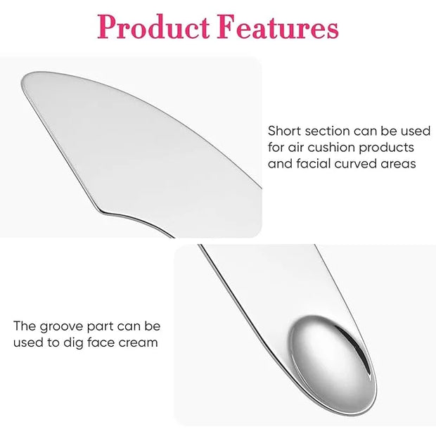 POPETPOP Makeup Spatula Foundation Spatula- Korean Cosmetic Spatula,