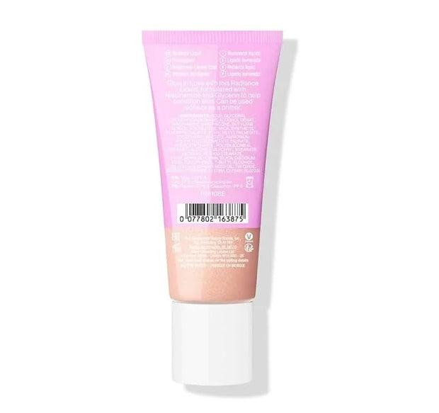 wet n wild Mega Glo Liquid Highlighter, Sheer & Buildable 4% Niacinamide-Enriched Lightweight Radiance with 8% Glycerin, V...