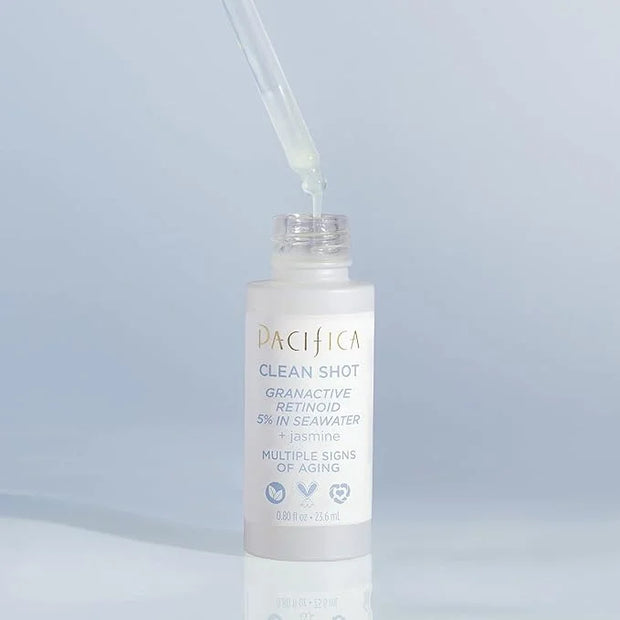 Face Serum by Pacifica - Clean Shot Granactive Retinoid 5% Solution – Anti-Aging Facial Serum with Advanced Retinoid Compl...