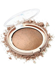Baked Powder Blush, Glow Marbleized Blush Powder Palette,Lightweight Shimmery face Blush for Cheeks,Eyeshadow & Highlight,...