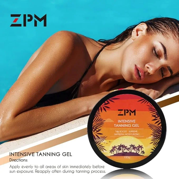 Tanning Lotion, Accelerator Tanning Cream Self Tanner Gel for Outdoor & Indoor Skin Tanning SunBeds, Intensive Powerful Ta...