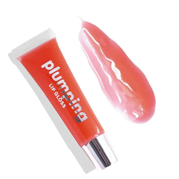 MAEPEOR Plumping Lipgloss 9 Colors Moisturizing Lip Plumper Shiny Jelly Lip Gloss Natural Liquid Lipstick for Women and Gi...