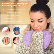 Atsuwell Cooling Ice Face Eye Mask Set for Dark Circles and Scented Lavender Throw Pillow and Flaxseed Fluffy Microwave He...