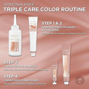 L’Oreal Paris Excellence Universal Nudes Permanent Hair Color, Ammonia Free Hair Dye for Gray Hair Coverage, 5N Natural Br...