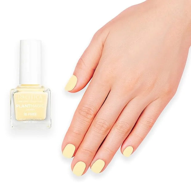 Pacifica Natural Nail Polish– Plant Magic Yellow Nail Polish - Plant Based, Non-Toxic & Clinically Tested - Lasting Colors...