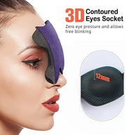 Sleep Mask Invisible Alar Deep Orbit 3D Eye Mask Ultra Lightweight & Comfortable Sleeping Mask for Travel, Nap, Shift Work...