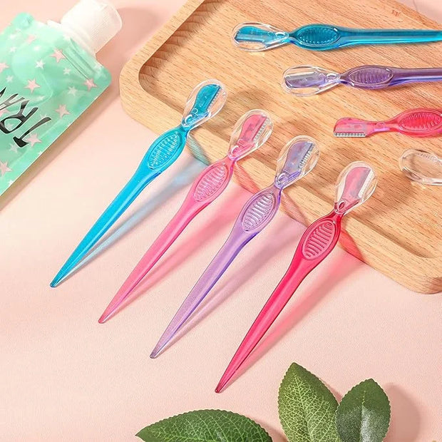 16 Pcs Small Eyebrow Razor for Women Portable Face Razors for Women Facial Hair Lip Trimmer Hair Shaving Removal Tool Derm...