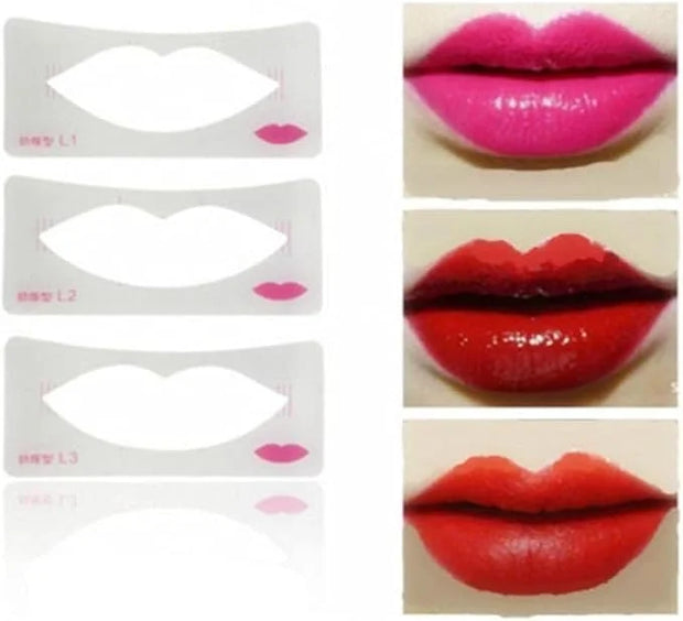 3 Pcs Lip Liner Stencils Lip Painting Template Painting