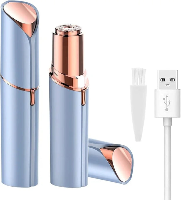 Facial Hair Remover, Removal Shaver for Women, Rosarden USB Rechargeable IPX6 Waterproof Eyebrow Face Razor Trimmer for Li...