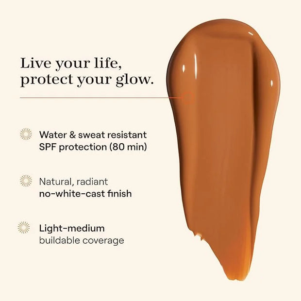 Live Tinted Hueguard Skin Tint SPF 50 - Tinted Mineral Sunscreen with Light-Medium Buildable Coverage With a Hydrating and...