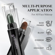 Neutral Eyeshadow Stick Makeup Set, Metallic Shimmer Matte Cream Eye Shadow Eyeliner Brightener Pencil Crayon - Classic 6P...