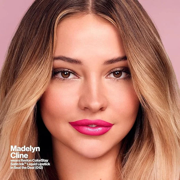 Revlon ColorStay Satin Ink Liquid Lipstick, Longwear Rich Lip Colors, Formulated with Black Currant Seed Oil, 024 Perfect ...