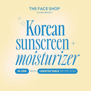 THE FACE SHOP Hydro Sun Barrier 2-in-1 Sunscreen & Moisturizer, Broad Spectrum SPF 45, Korean Sunscreen Skin care, Daily H...