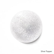 Dashing Diva One Gel Color & Magnetic Topper Duo - Birdie & Silver Glitter Topper - 3-in-1 Base Coat, Nail Color & Top Coa...