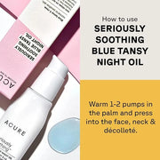 Acure Seriously Soothing Tansy Night Rose Oil - Soothes, Deep Hydrate & Moisturize Dry, Acne Prone, Sensitive Skin - Antio...