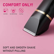 Electric Razors for Women, 5-in-1 Wet/Dry Bikini Trimmer with USB Charge Dock, Deluxe Facial Hair Removal, Wet/Dry Body Sh...