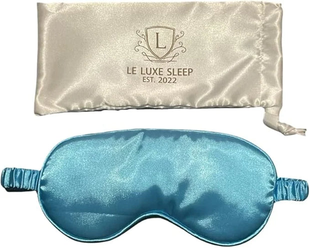 Le Luxe Silk Sleep Mask (Luxury Silk Sleep Mask, Made with 100% Real Natural Pure Silk Eye - Eye Cover - Eye Mask - Anti A...