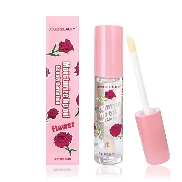 Hydrating Lip oil for women - clear lip gloss oil, Plumping Lip Oil for Dry Lip and Lip Care, Non-Sticky Long Lasting Lip ...