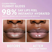 COVERGIRL Clean Fresh Yummy Gloss – Lip Gloss, Sheer, Natural Scents, Vegan Formula - Laugh-vender - Product Image