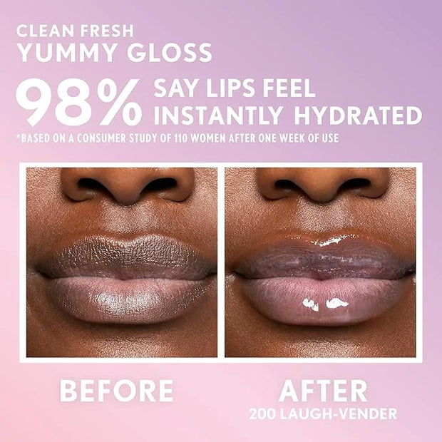 COVERGIRL Clean Fresh Yummy Gloss – Lip Gloss, Sheer, Natural Scents, Vegan Formula - Laugh-vender - Product Image