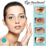 24K Gold Under Eye Patches For Wrinkles- Gold Eye Patches for Puffy Eyes - Dark Circles Under Eye Treatment - Anti-aging G...