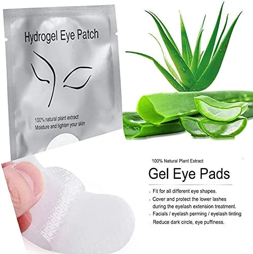 Eyelash Extension Gel Patches Kit Under Eye Gel Pads Eyelash Extension Pads Lint Free False Eyelash Lash Extension Makeup ...