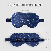 THXSILK Sleep Mask 100% 19 Momme Pure Mulberry Silk Super Smooth Cooling Decorative Sleep Eye Mask Blackout Eye Cover with...