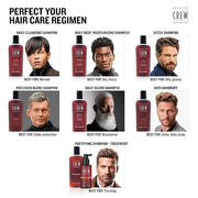 American Crew Detox Shampoo for Men, Naturally Derived, Vegan Formula, Citrus Mint Fragrance, 8.45 Fl Oz - Product Image