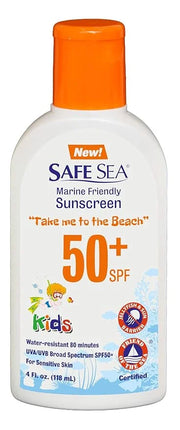 Safe Sea Anti-jellyfish Sting Protective Lotion for Kids- SPF50- Sensitive skin Jellyfish & Sea Lice Prevention Sunscreen ...