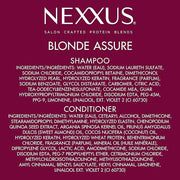 Nexxus Blonde Assure Purple Shampoo & Conditioner Color Assure 2 Pack Blonde, Bleached & Silver Hair Color Shampoo & Condi...