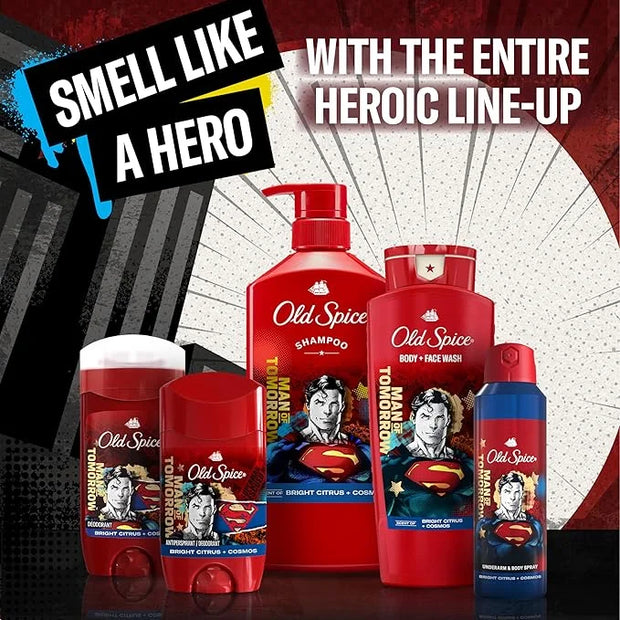 Old Spice Cleansing Body Wash for Men, 3X Defense, 24/7 Shower Fresh with Lasting Scent, 2-in-1 Body & Face Wash, Smell Li...
