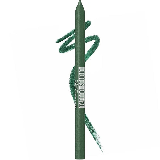 Maybelline Tattoo Studio Sharpenable Gel Pencil Waterproof Eyeliner, Long-Lasting Eyeliner With Smooth Gel Pigments For Up...