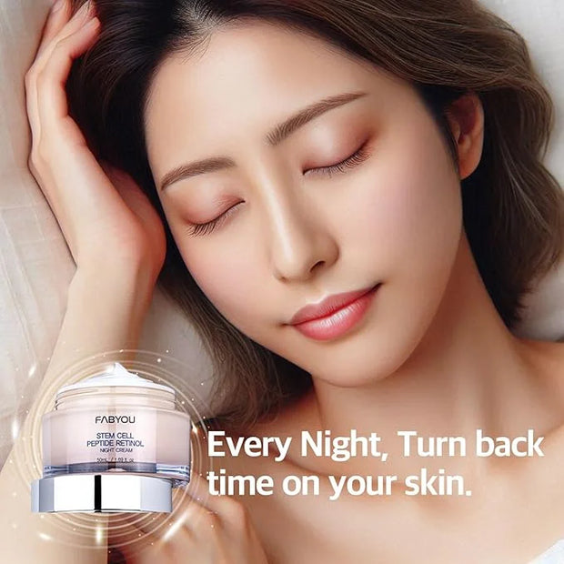 FABYOU Stem Cell Skin Recovery Duo – Korean Skin Care Set for Anti-Aging, Overnight Repair with EGF Cell Renew Ampoule & P...