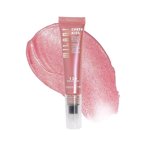 Milani Cheek Kiss Blush + Glow Highlighter - 130 Dolce Pink - Product Image