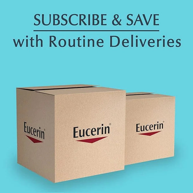 Eucerin Advanced Repair Unscented Body Lotion for Dry Skin (16.9 Fl Oz) + Advanced Cleansing Body and Face Cleanser for Se...