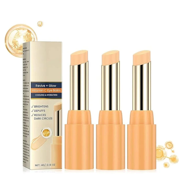2PCS Revive Glow Vitamin C Eye Balm, Reducing Dark Circle,Hydrating Eye Cream,Improve Dark Circles,Reduces Puffiness (3pcs...