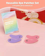 Under Eye Patches Silicone - 2 Pairs Reusable Eye Wrinkle Patches, Reusable Under Eye Mask, Plump Fine Lines & Wrinkles, P...