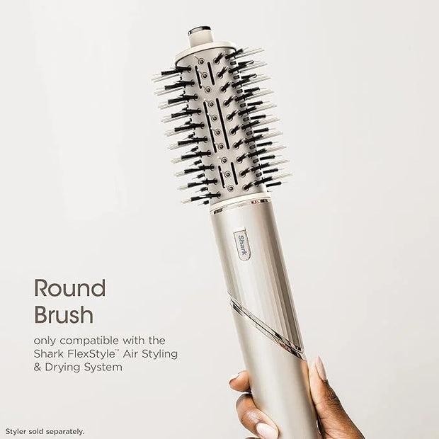 Shark FlexStyle Round Hot Air Brush Attachment for Blow Dryers, Hair Styling Tool for Straight, Wavy, Curly, and Coily Hai...