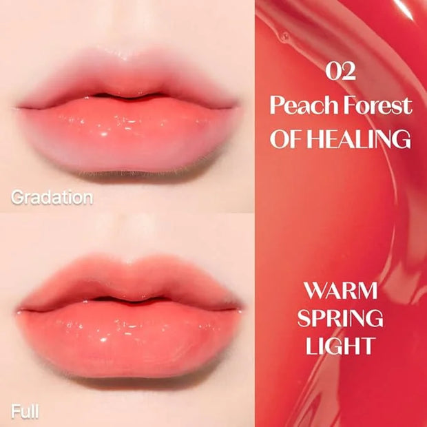 ETUDE Over Glowy Tint #2 Peach Forest OF Glowy