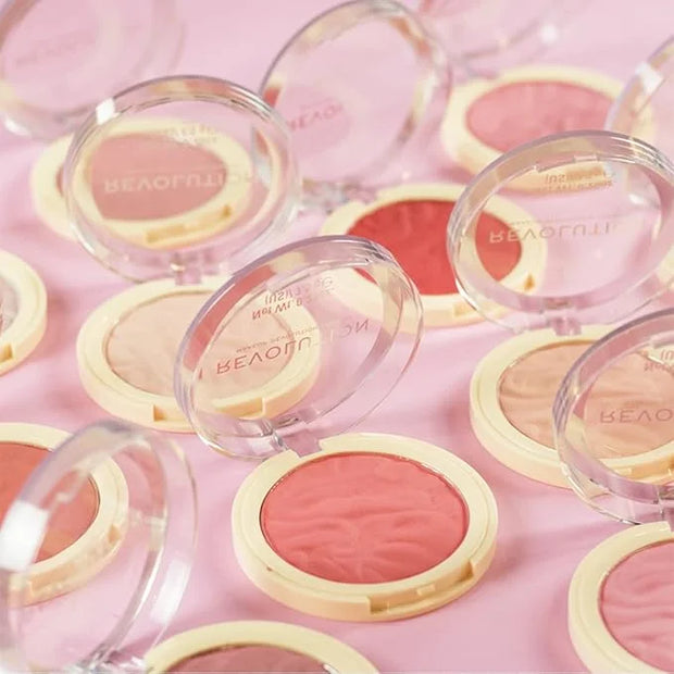 Revolution, Blusher Reloaded, Pressed Powder Face Blusher, Highly Pigmented & Long Lasting Formula, Peach Bliss, 0.26 oz -...